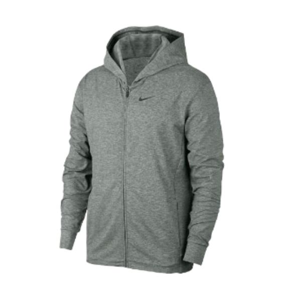 Nike Other - Nike Dri-Fit Full Zip Yoga Training Hoodie Heather Gray Mens Size XXL 2XL
